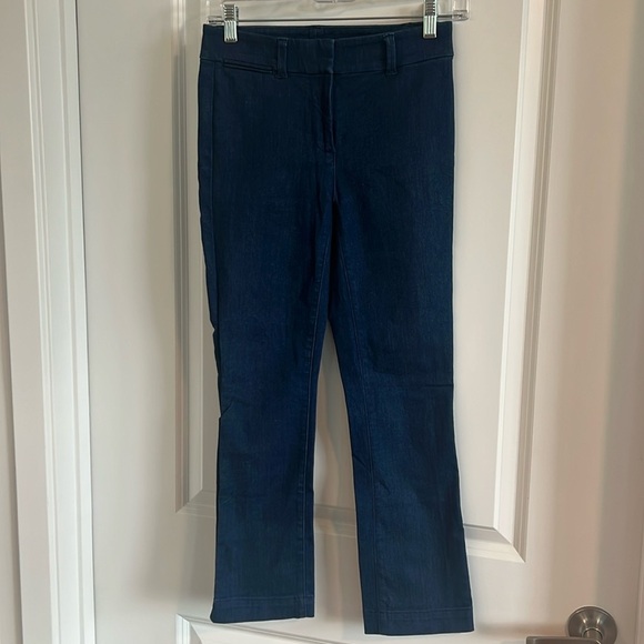 LOFT Women’s Dark Blue Denim Pant Marisa 24/00 - Picture 2 of 8